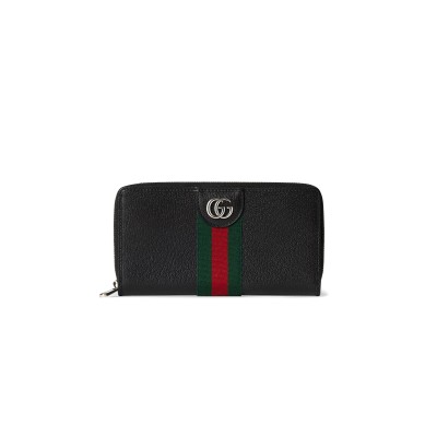 GUCCI OPHIDIA ZIP AROUND WALLET ‎834694 (19.5*11*3cm)
